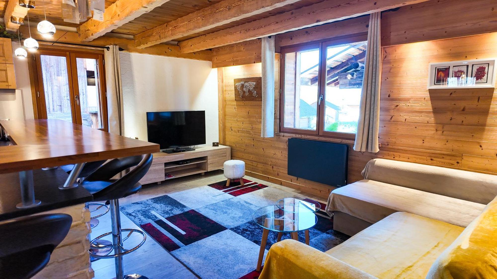 Le Grenier 1821 - Mini Chalet - Centre Village - Aravistour Сен-Жан-де-Сикст Экстерьер фото
